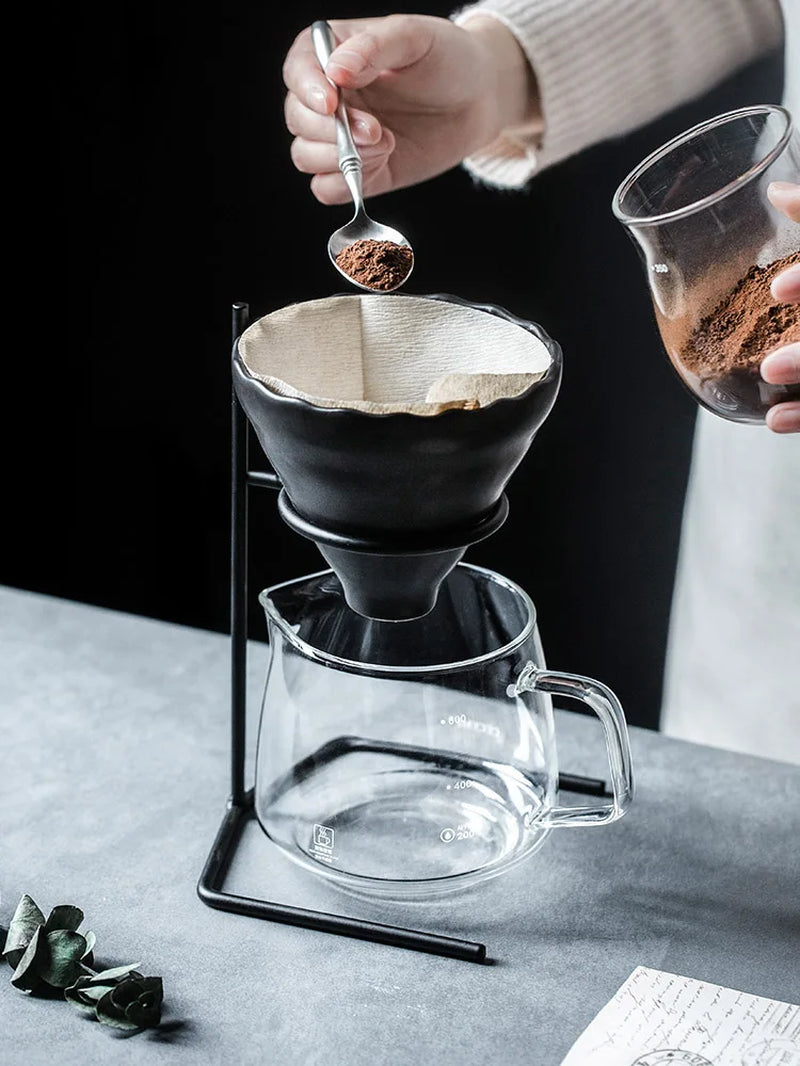 The Ceramic Flow Dripper — 60° Reusable Ceramic Pour-Over Coffee Filter
