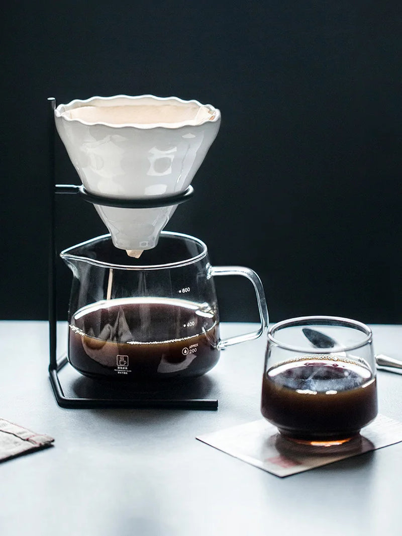 The Ceramic Flow Dripper — 60° Reusable Ceramic Pour-Over Coffee Filter