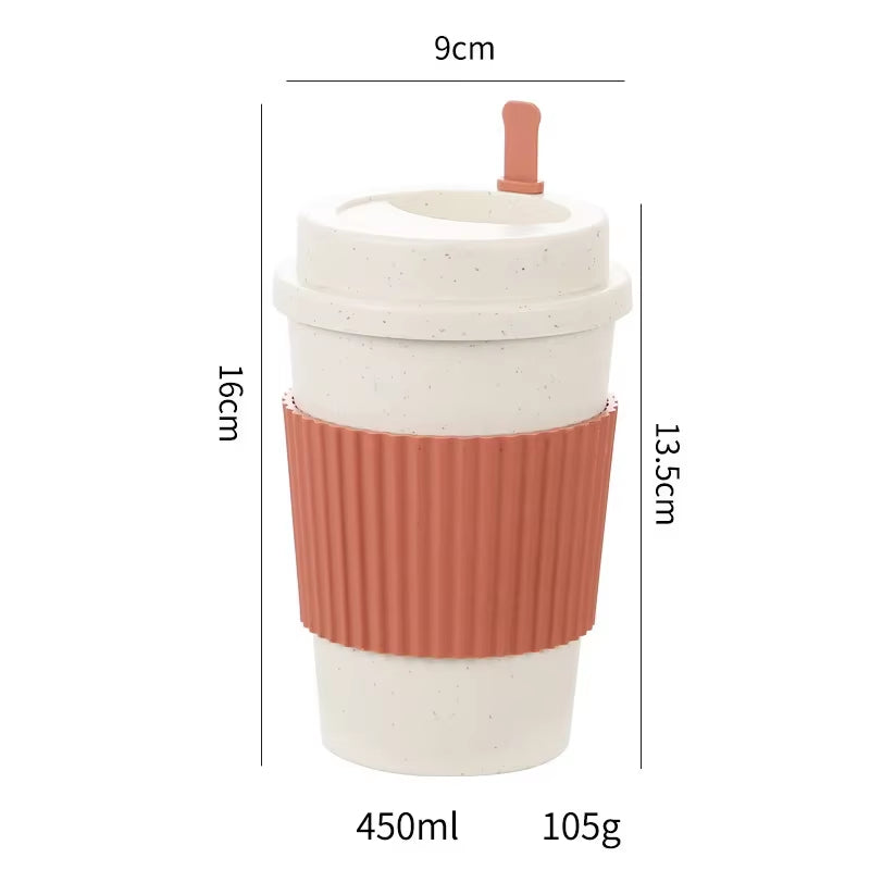 The Everyday Brew Cup — 450ml Reusable Coffee Cup with Lid