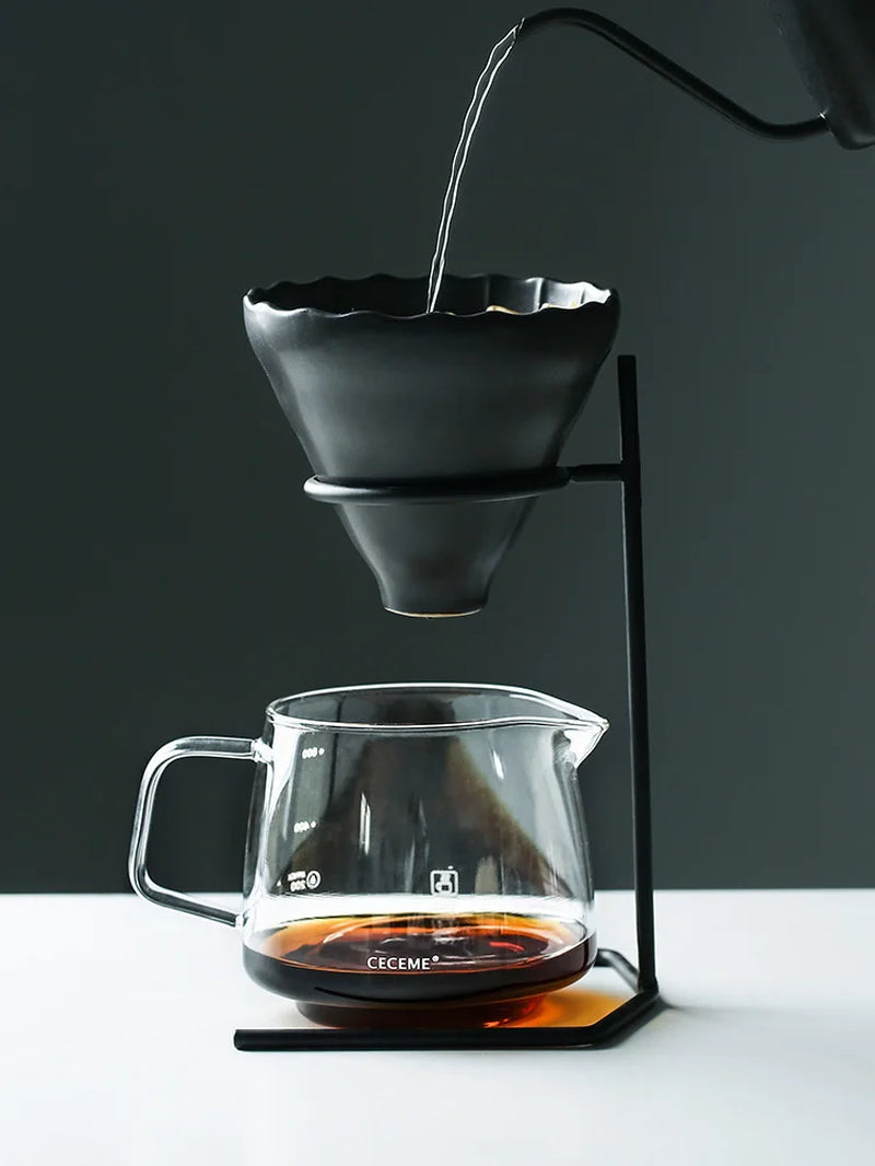 The Ceramic Flow Dripper — 60° Reusable Ceramic Pour-Over Coffee Filter