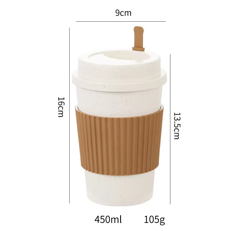The Everyday Brew Cup — 450ml Reusable Coffee Cup with Lid