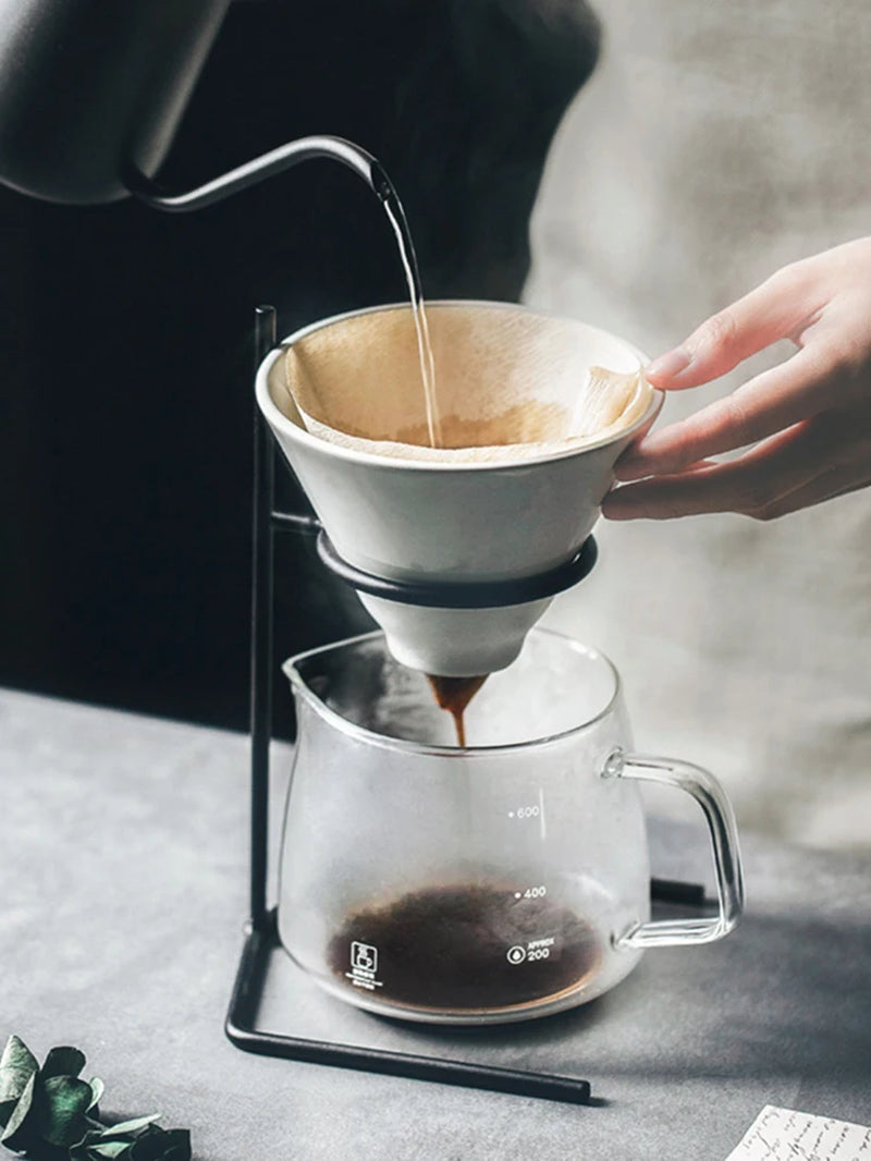 The Ceramic Flow Dripper — 60° Reusable Ceramic Pour-Over Coffee Filter