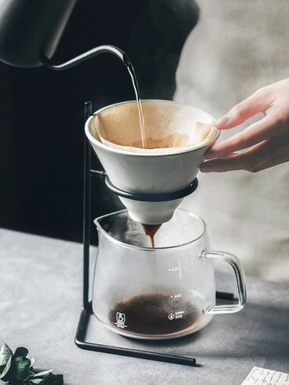 The Ceramic Flow Dripper — 60° Reusable Ceramic Pour-Over Coffee Filter