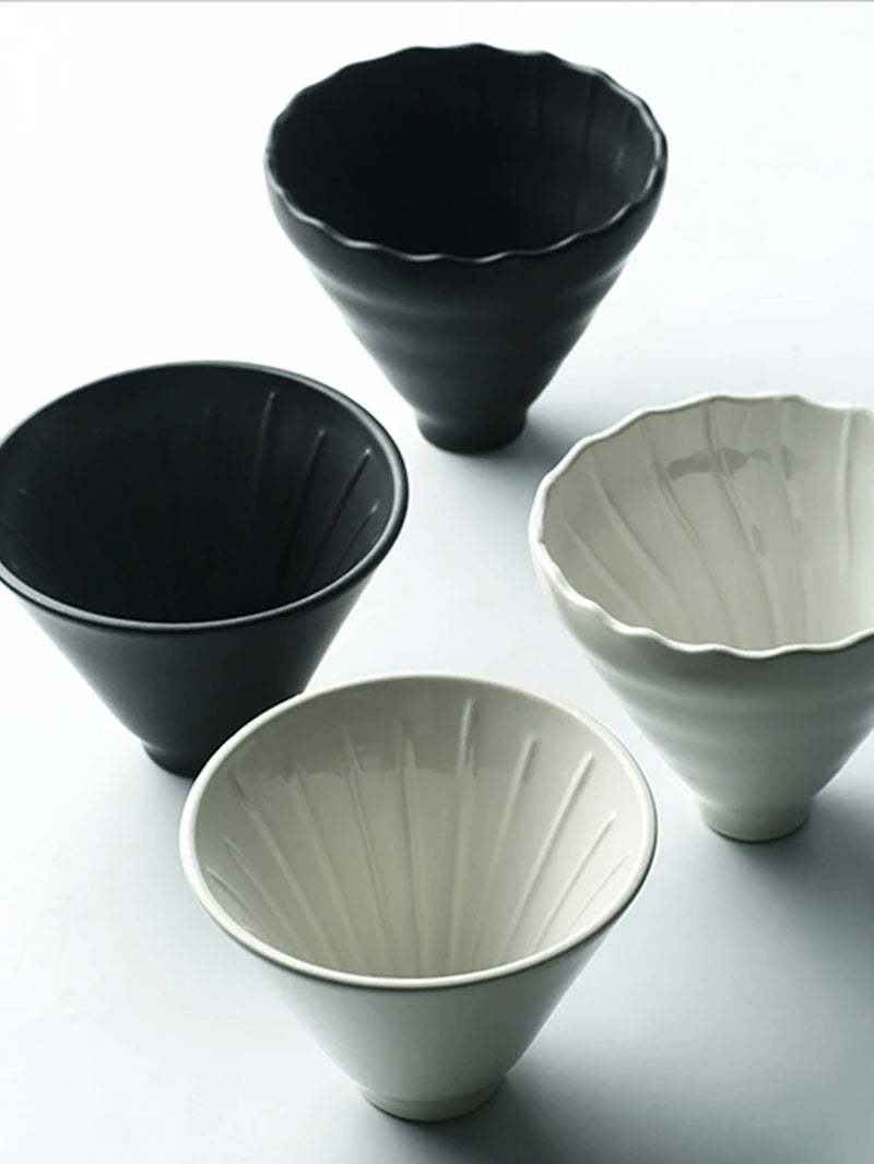 The Ceramic Flow Dripper — 60° Reusable Ceramic Pour-Over Coffee Filter
