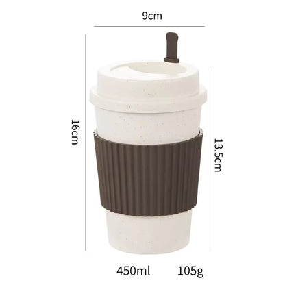 The Everyday Brew Cup — 450ml Reusable Coffee Cup with Lid